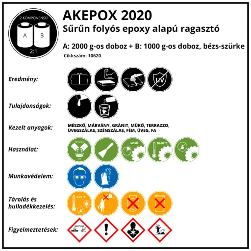 AKEPOX 2020 3kg, Szürke