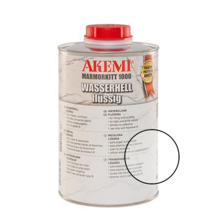 Marble filler 1000 Transparent víztiszta 900ml, Átlátszó