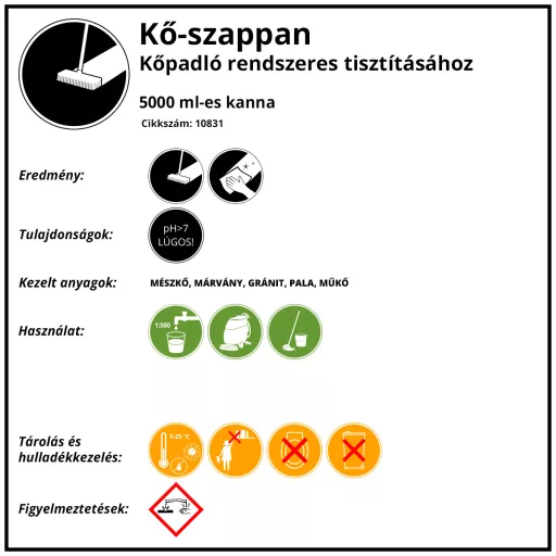 Szappanos padlótisztító, 5L