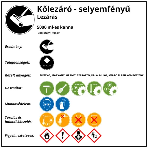 Kőlezáró-selyemfényü 5l 
