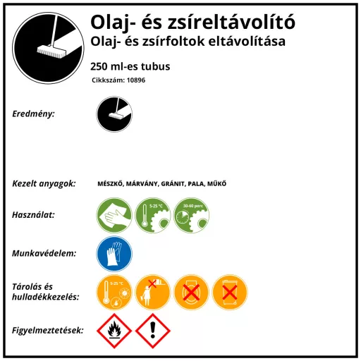 Olaj- és zsíreltávolító paszta, 350g/tubus