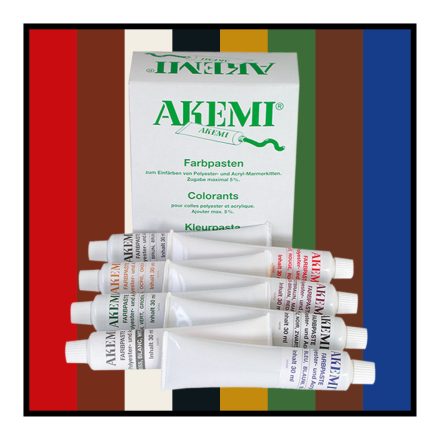 Szinezőpaszta készlet, AKEMI