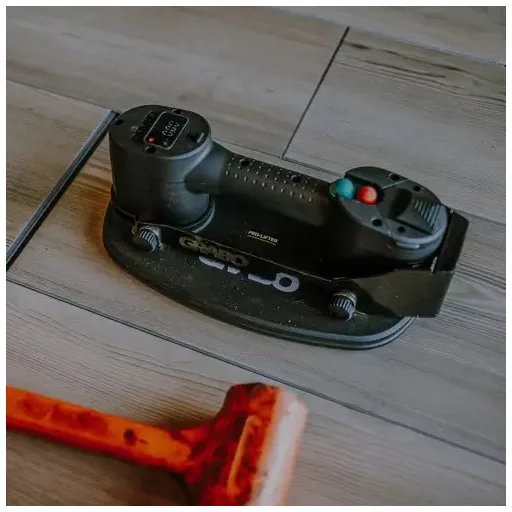 Grabo Impact Plate, adapter Grabo Pro modellre, üthető, laminált padlóhoz, frissen ragasztott lapok mozgatásához