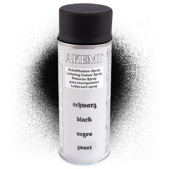 AKEMI betűfesték 400 ml, Fekete