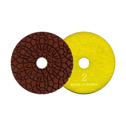SUNFLOWER tépőzáras gyémánt csiszolótárcsa, Ø100x3 mm, vizes