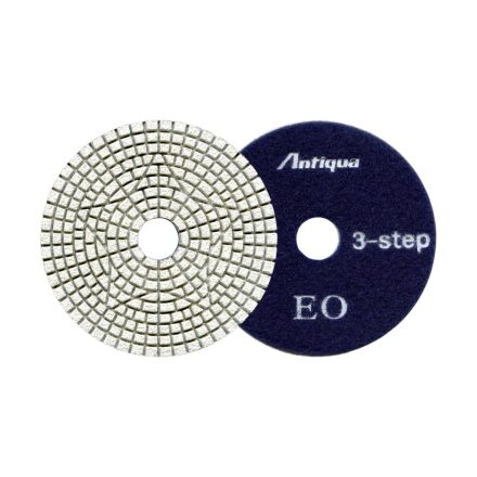 TECHNIS-3 tépőzáras gyémánt csiszolótárcsa, Ø100x3 mm, vizes, fehér
