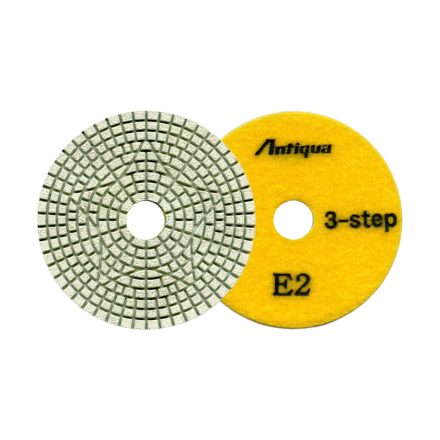 TECHNIS-3 tépőzáras gyémánt csiszolótárcsa, Ø100x3 mm, vizes, fehér