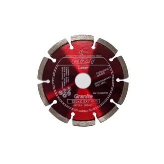   GIZ-7 / GRÁNIT (ø 125/22,2) DIALASER szárazon vágó gyémánttárcsa