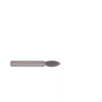 Csapos gyémántmaró, csepp, Ø6x14 mm, 6mm-es tengely