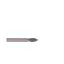 Csapos gyémántmaró, csepp, Ø6x14 mm, 6mm-es tengely