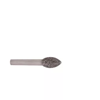 Csapos gyémántmaró, csepp, Ø10x20 mm, 6mm-es tengely