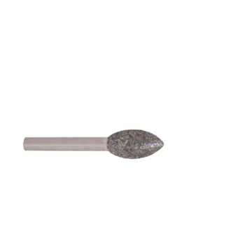 Csapos gyémántmaró, csepp, Ø12x22 mm, 6mm-es tengely