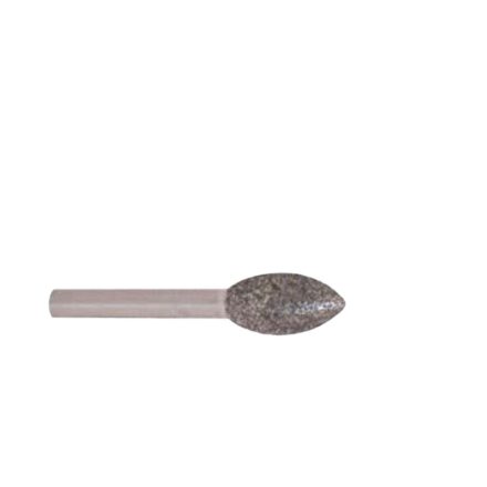 Csapos gyémántmaró, csepp, Ø12x22 mm, 6mm-es tengely
