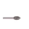 Csapos gyémántmaró, csepp, Ø12x22 mm, 6mm-es tengely