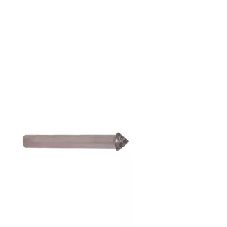 Csapos gyémánt 60° kúpmaró, Ø6x5.2 mm, 6mm-es tengely