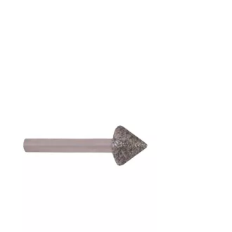 Csapos gyémánt 60° kúpmaró, Ø15x14 mm, 6mm-es tengely