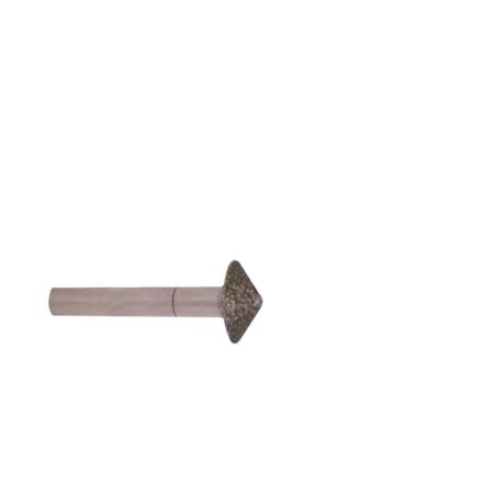 Csapos gyémánt 90° kúpmaró, Ø16x8 mm, 6mm-es tengely