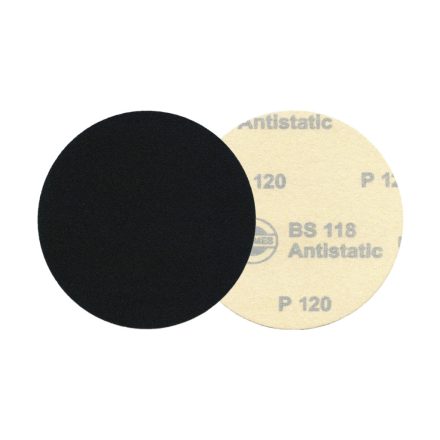 HERMES tépőzáras csiszolópapír, Ø180mm #120, terméskövek
