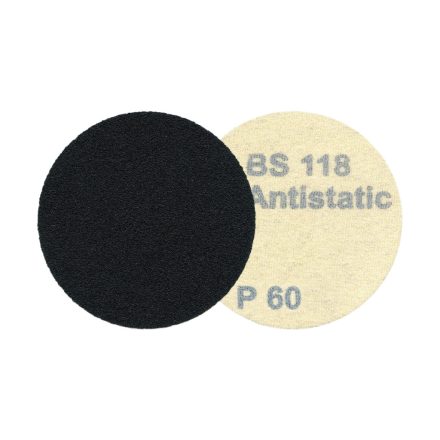 HERMES tépőzáras csiszolópapír, Ø115mm #60, terméskövek
