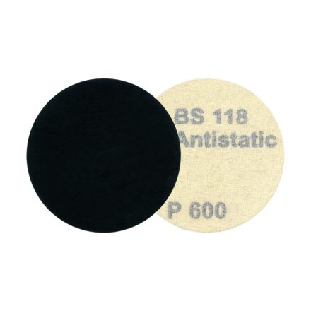 HERMES tépőzáras csiszolópapír, Ø115mm #600, terméskövek