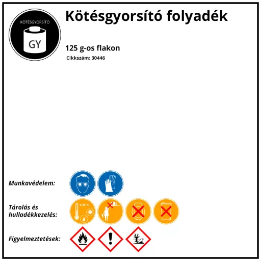 Kötésgyorsító folyékony 125g , Átlátszó