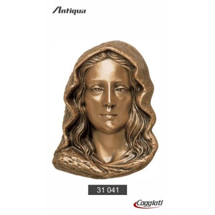 Madonnafej plakett 14x11,5 cm 