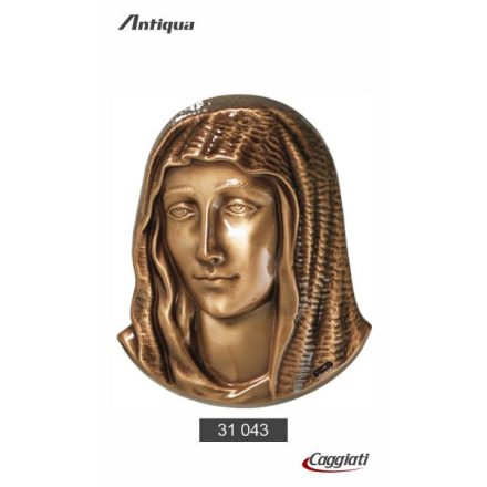 Madonnafej plakett 20x17 cm 