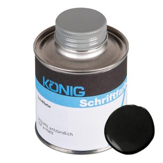 KÖNIG betűfesték 125ml, Fekete