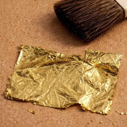 Aranyfüst 8x8cm 23k könyv/250 