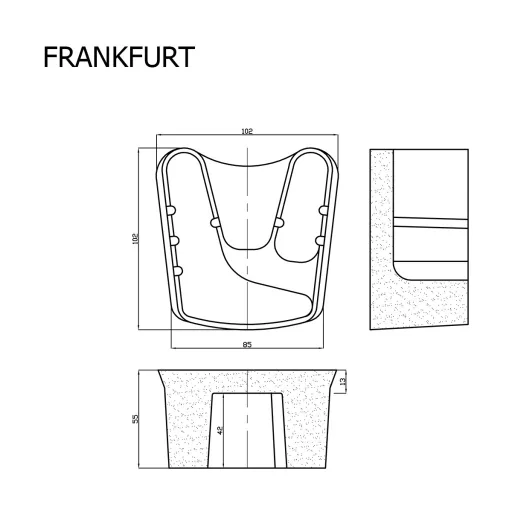ABRESSA Frankfurt, gránit és márvány, #24