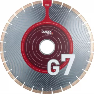   DIAREX G7 / GRÁNIT (ø 400/60) 15 mm-es szegmens / Hangtompított gyémánt vágótárcsa
