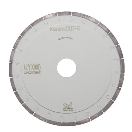 KeramiCUT / KERÁMIA (ø 400/60) 20 mm-es szegmens / Hangtompított gyémánt vágótárcsa
