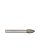 Csapos gyémántmaró, csepp, Ø8x17 mm, 6mm-es tengely