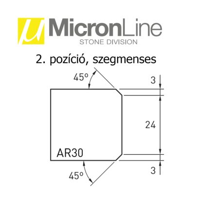μMicron Line profilmaró - AR30 profil