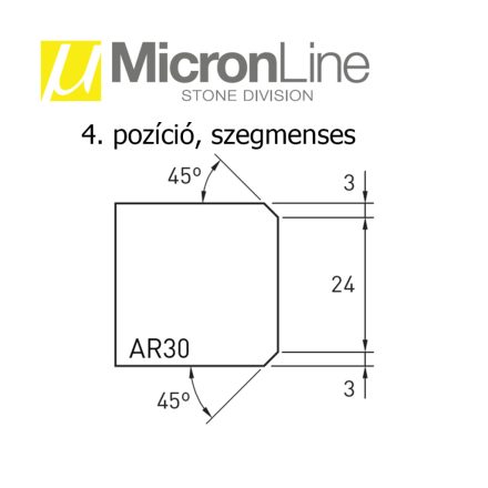 μMicron Line profilmaró - AR30 profil