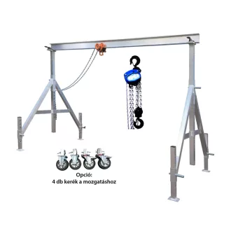 ALU-MAX 4 m - Portáldaru / 1.500 kg 