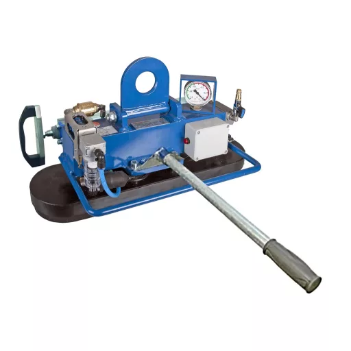 METIKAM MH-HP / 300 kg vákuumos lapememlő, kézipumpa + pneumatikus