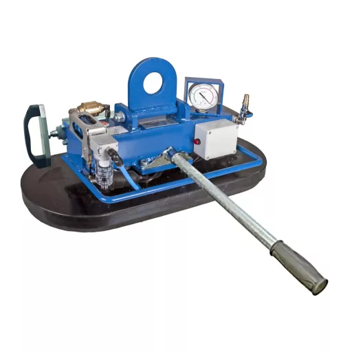 METIKAM MH-HP / 600 kg vákuumos lapememlő, kézipumpa + pneumatikus
