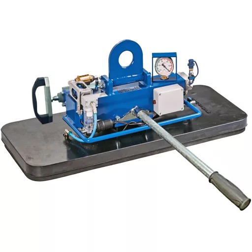 METIKAM MH-HP / 800 kg vákuumos lapememlő, kézipumpa + pneumatikus