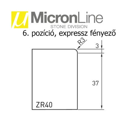 μMicron Line profilmaró - ZR40 profil