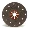 FENFLEX domború csiszolópapír, Ø115mm #16, márvány, kerámia